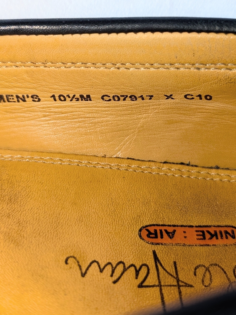 Mens Cole Haan  10.5 Slip On Driving Loafers Black Leather CO7917 - Picture 4 of 10